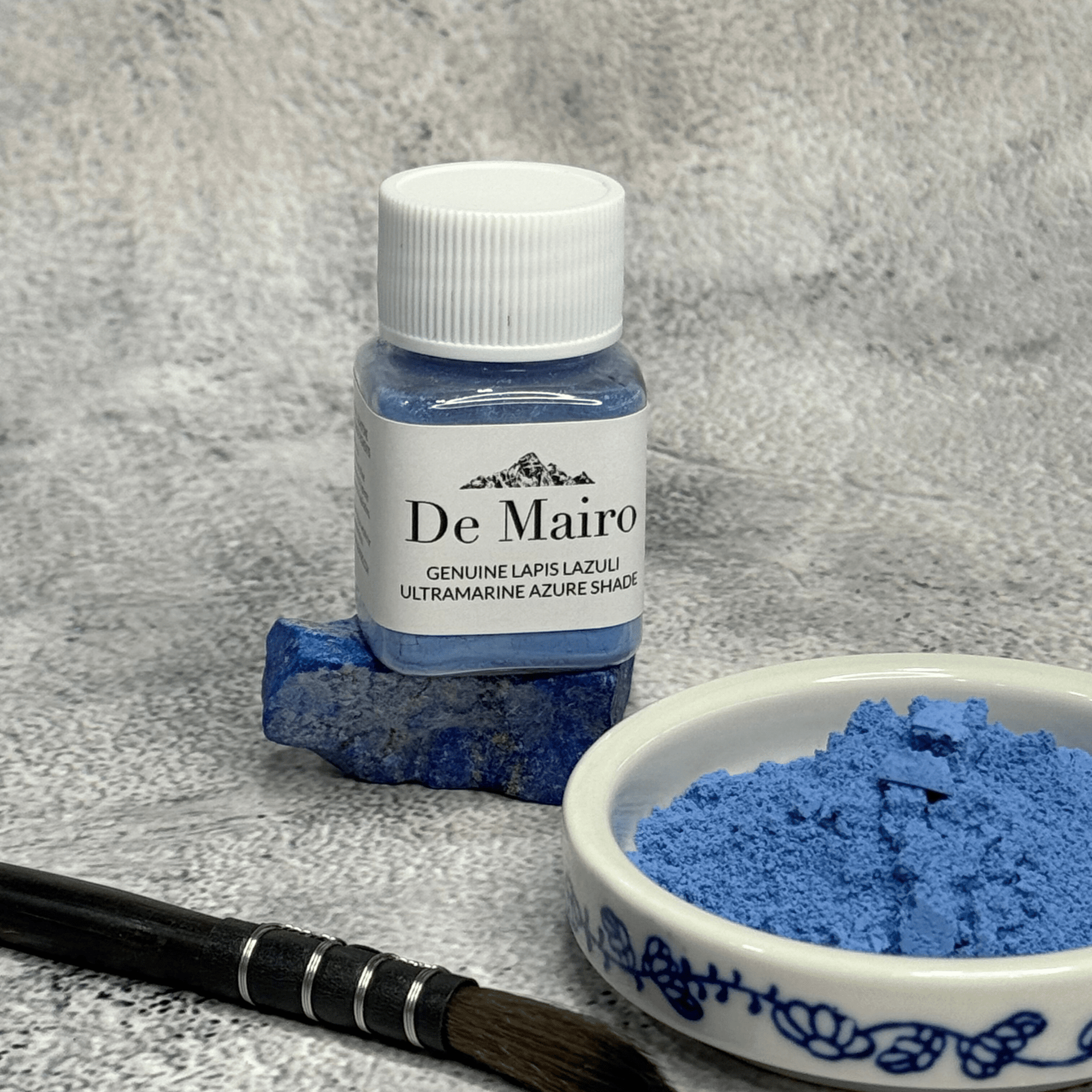 Genuine Lapis Lazuli Ultramarine Azure Shade Pigment – A Radiant Sky - Blue Hue - De Mairo Ltd