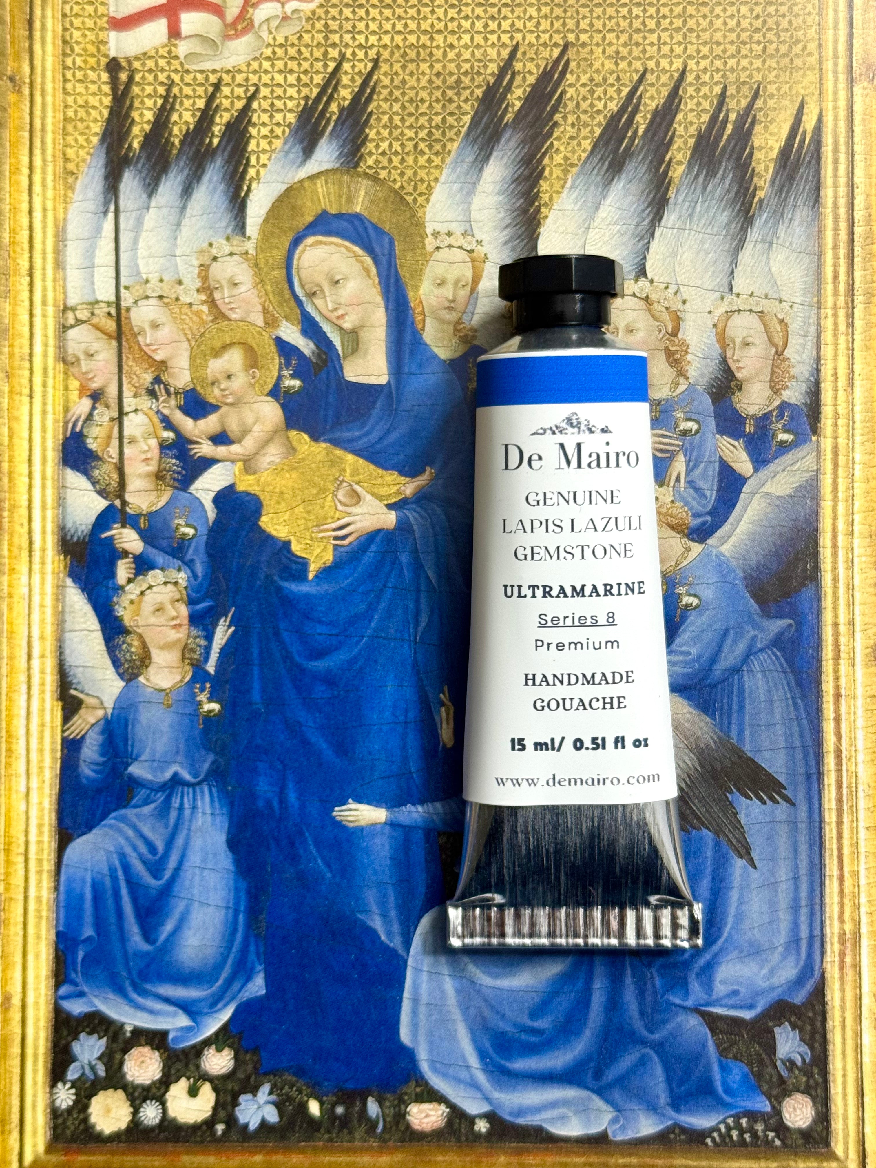 Genuine Lapis Lazuli Gouache