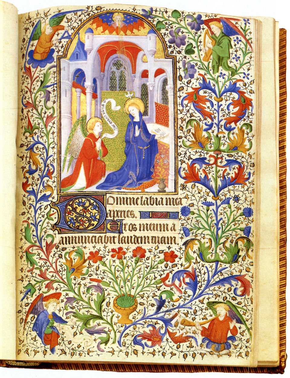 Miniature of the Annunciation Book