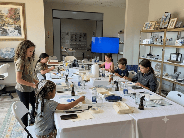 Young Artisans Workshop: Gemstone Painting & Penmanship - De Mairo Ltd
