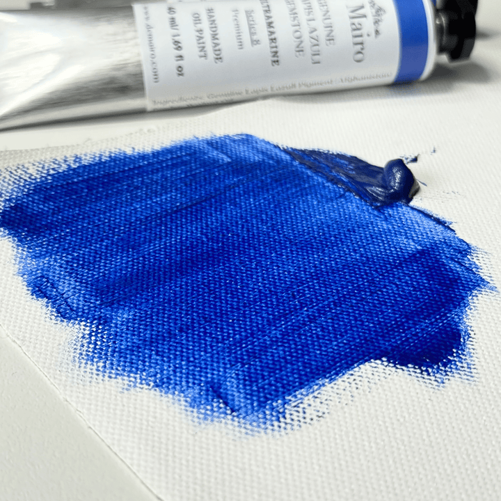 Genuine Lapis Lazuli Ultramarine Oil Paint – Series 8 (40 ml) - De Mairo Ltd