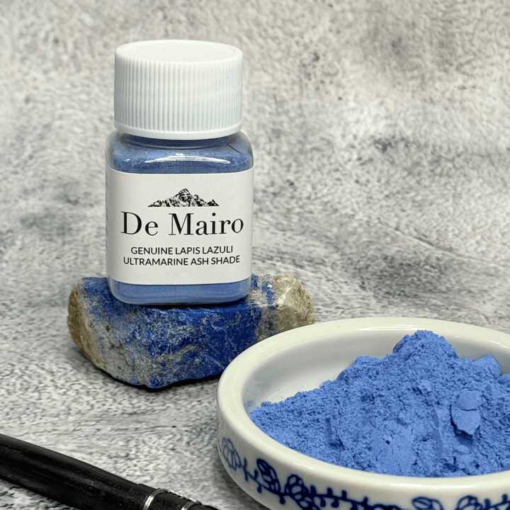 Lapis Lazuli Ultramarine Ash Shade Pigment– A Subtle, Grey - Blue Treasure - De Mairo Ltd