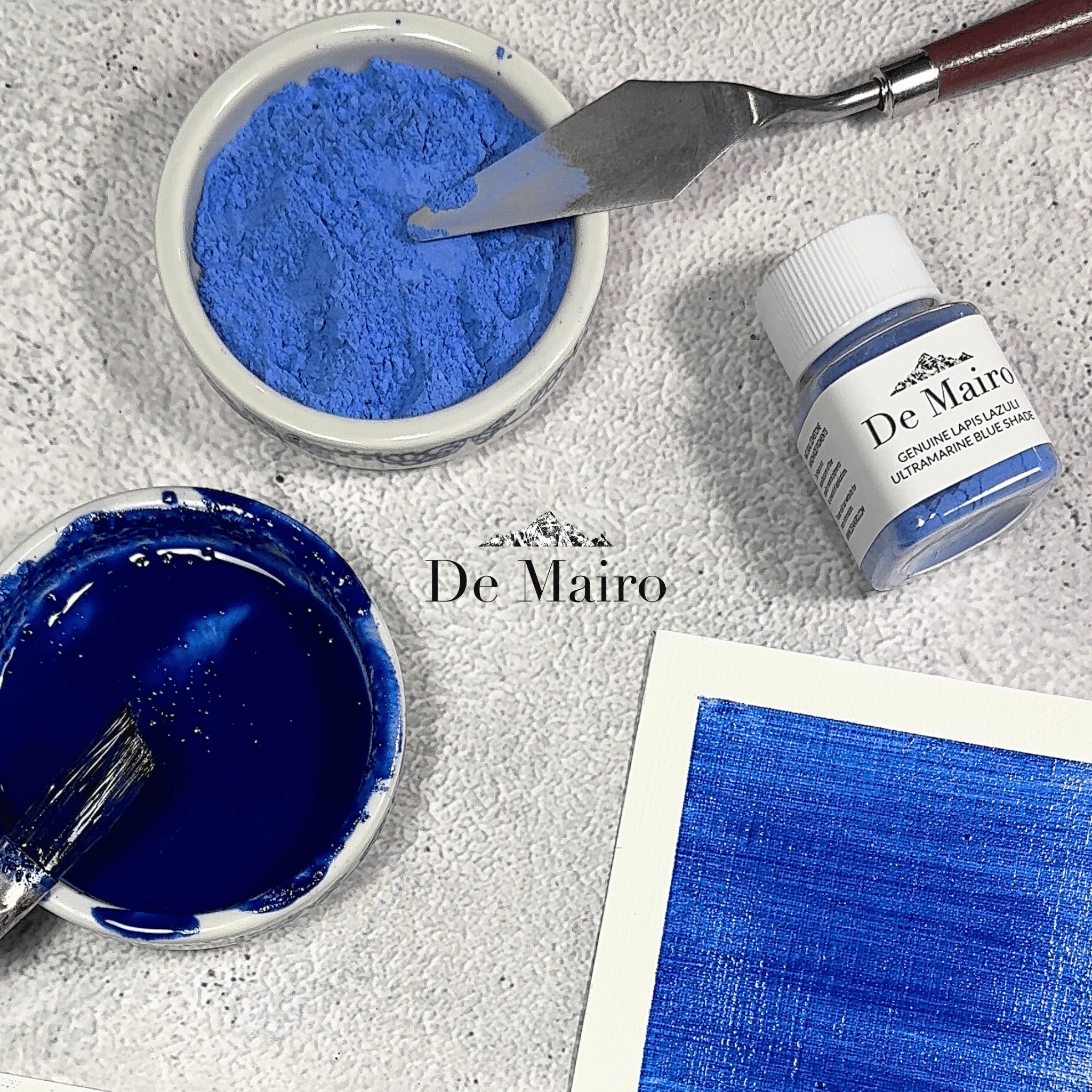 Genuine Lapis Lazuli Blue Ultramarine Pigment – The Deepest Shade of Brilliance - De Mairo Ltd