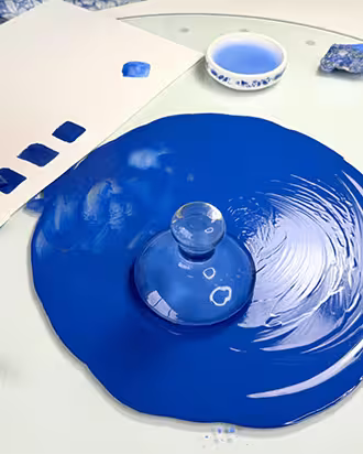 Genuine Lapis Lazuli Gouache