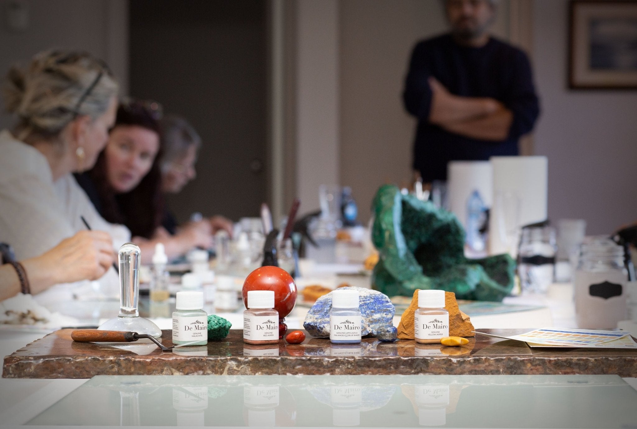 Gemstone Paint-Making Masterclass – Create Paints from Real Gemstones - De Mairo Ltd