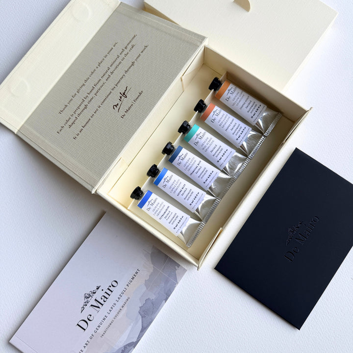 Palette di Pietra | Genuine Gemstone Gouache Set - De Mairo Ltd