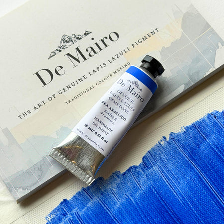 Genuine Lapis Lazuli Fra Angelico Oil Paint - 15ml Tube | Series 8