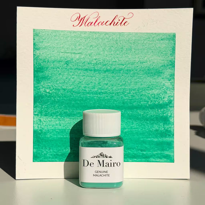 Gemstone Pigment Paint-Making Set — Watercolour & Gouache Kit with Genuine Lapis Lazuli, Malachite & Jasper - De Mairo Ltd