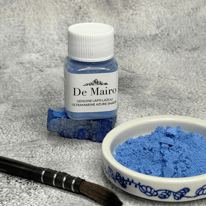Genuine Lapis Lazuli Ultramarine Azure Pigment – A Radiant Sky - Blue Hue - De Mairo Ltd