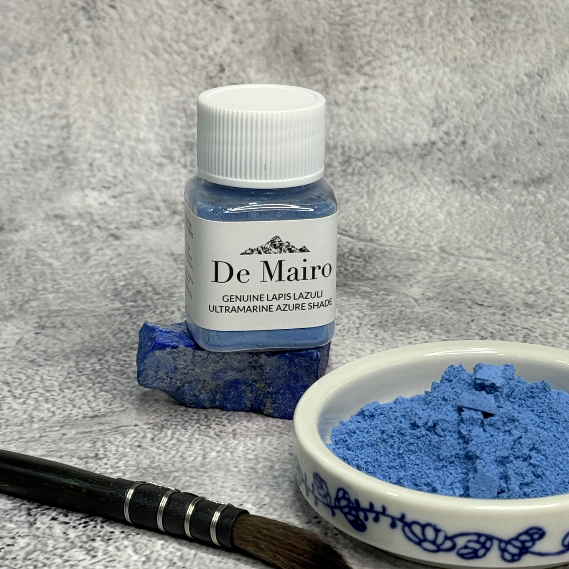 Genuine Lapis Lazuli Ultramarine Azure Shade Pigment – A Radiant Sky-Blue Hue