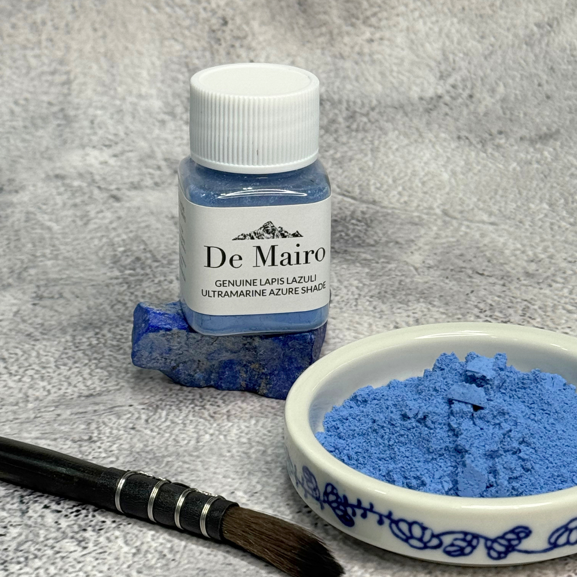 Genuine Lapis Lazuli Ultramarine Azure Shade Pigment – A Radiant Sky-Blue Hue