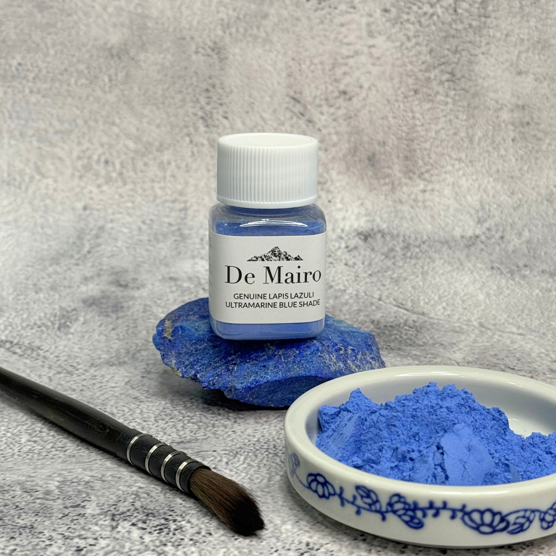 Genuine Lapis Lazuli Ultramarine Blue Shade Pigment – The Deepest Shade of Brilliance