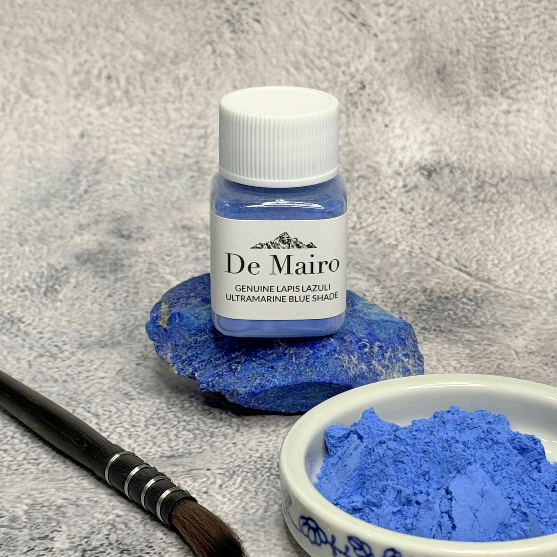 Genuine Lapis Lazuli Ultramarine Blue Shade Pigment – The Deepest Shade of Brilliance