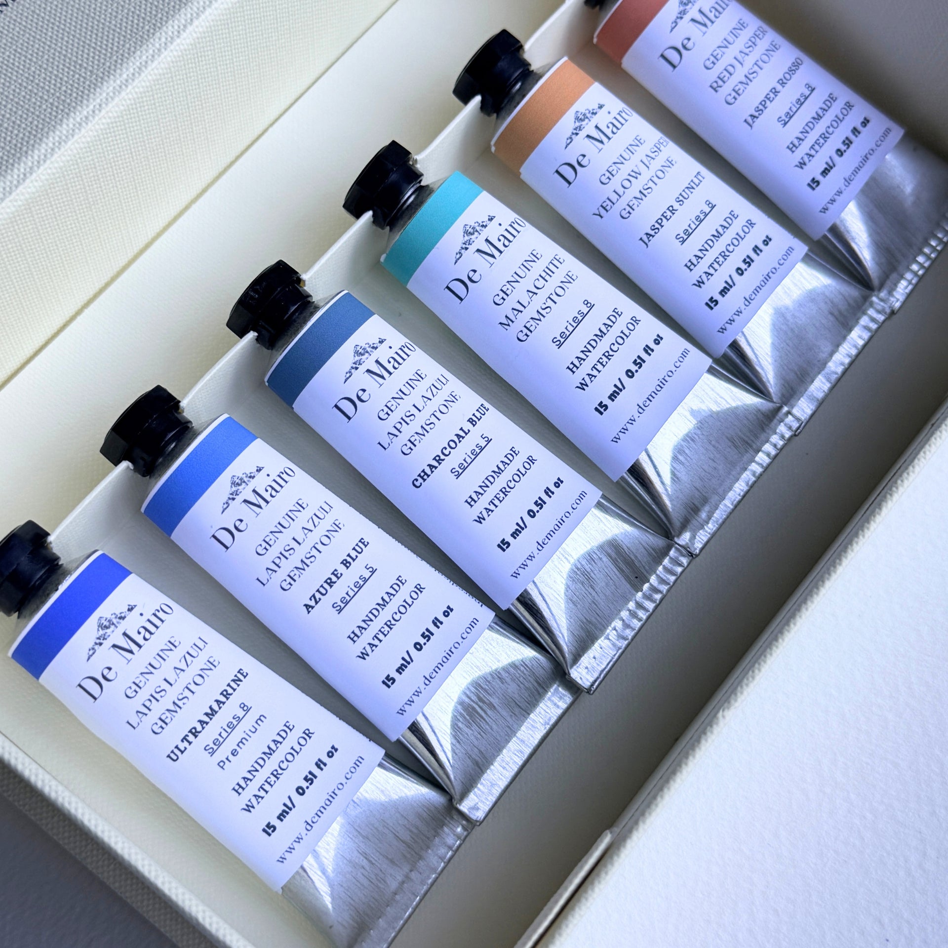 Palette di Pietra Watercolour — Genuine Gemstone Watercolour Set - De Mairo Ltd