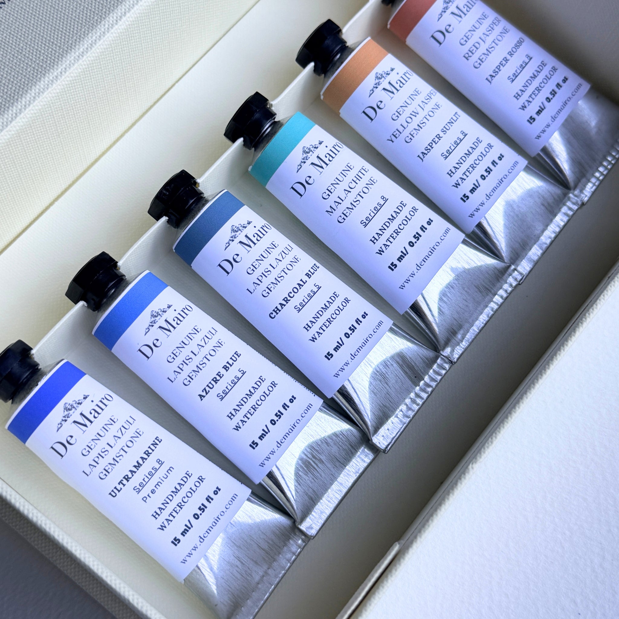 Palette di Pietra Watercolour — Genuine Gemstone Watercolour Set