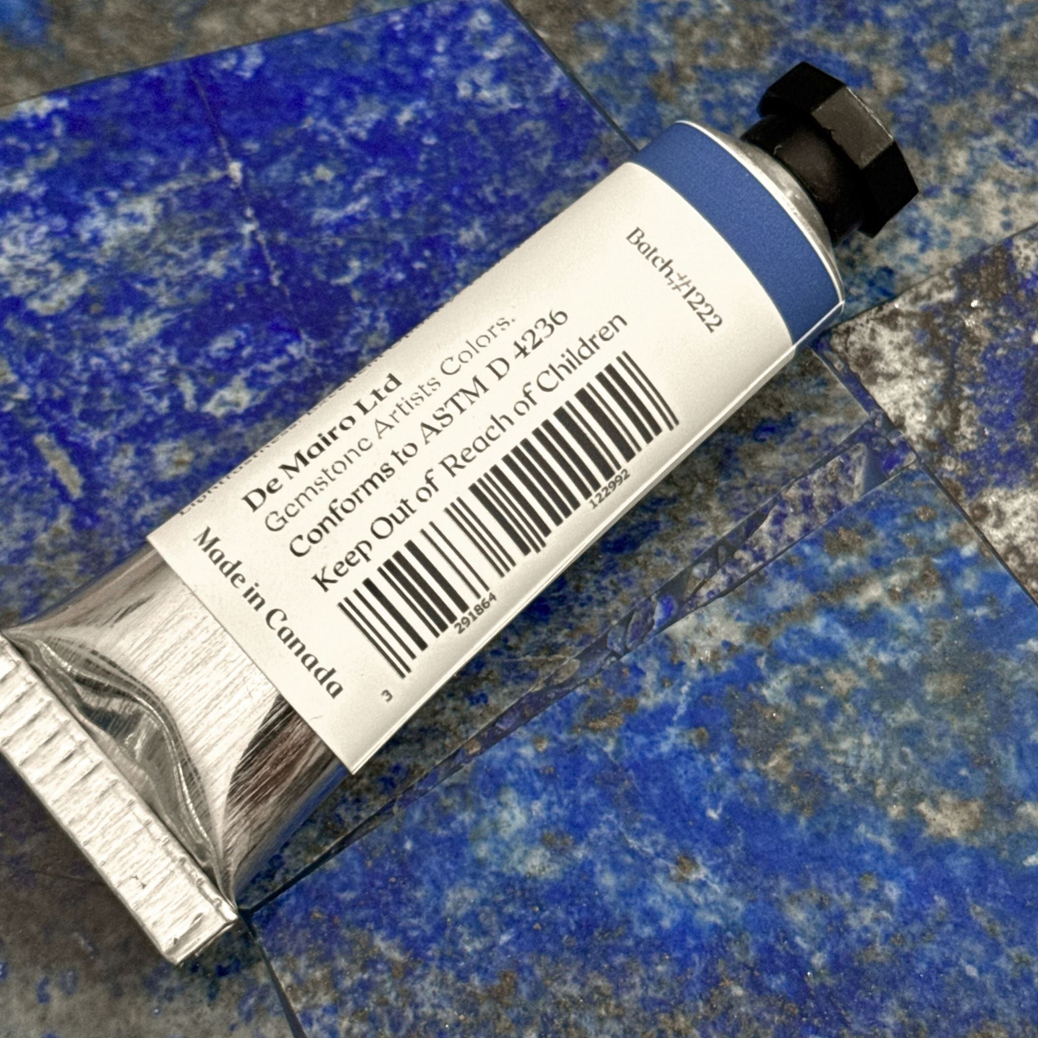 Sar - e - Sang Blue Collection – Genuine Lapis Lazuli Oil Paint Set (3 Colours) - De Mairo Ltd