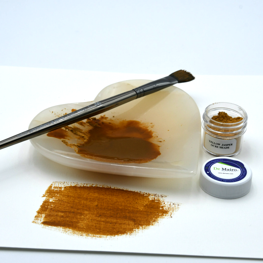 Pigments de lapis-lazuli et de jaspe pour la peinture (10 grammes chaque pot de pigment)